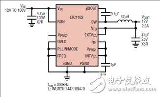 [Original] Linear LTC7103 105V 2.3A Low EMI Buck Regulator Solution