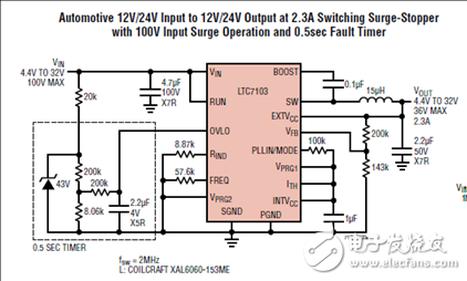 [Original] Linear LTC7103 105V 2.3A Low EMI Buck Regulator Solution