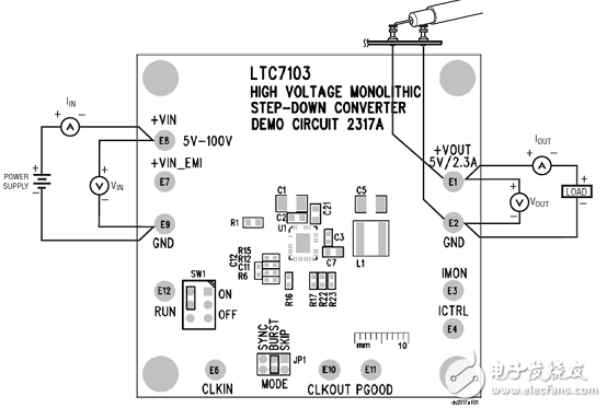 [Original] Linear LTC7103 105V 2.3A Low EMI Buck Regulator Solution