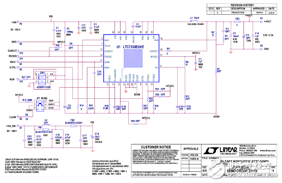 [Original] Linear LTC7103 105V 2.3A Low EMI Buck Regulator Solution