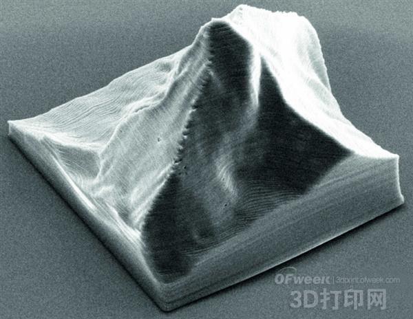 Scientists use nanoscale 3D to print the world's smallest Matterhorn