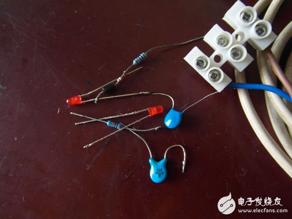 LED energy-saving indicator circuit test analysis