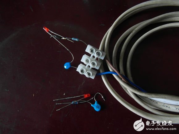 LED energy-saving indicator circuit test analysis