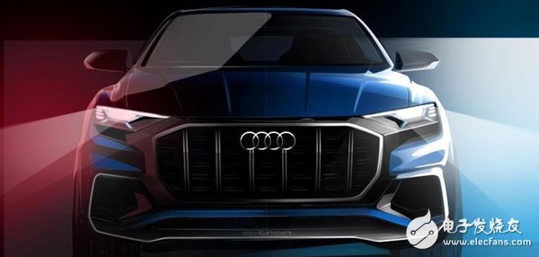 Audi's strongest sports SUV! Q8 face: one eye poisoning