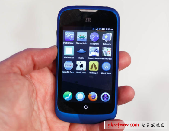 The first Firefox OS phone ZTE Open