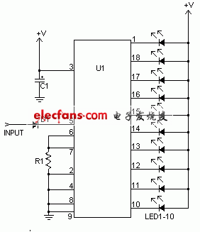 Sound level meter schematic