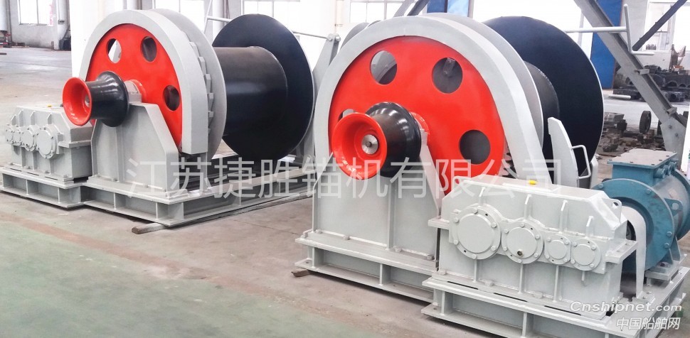 Successful delivery of 300KN marine winch developed by Jiangsu Jiesheng