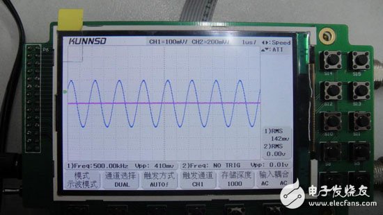 Homemade dual channel digital oscilloscope