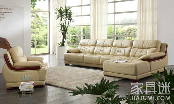 Luxury leather sofa