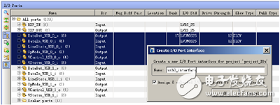 Establish an I/O port interface