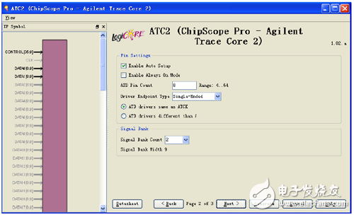 ATC2 core ATCK and ATD pin parameters