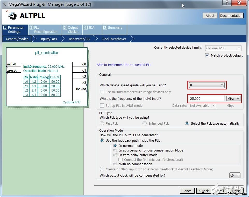 FPGA Learning: Configuration and Creation of PLL Hard IPs