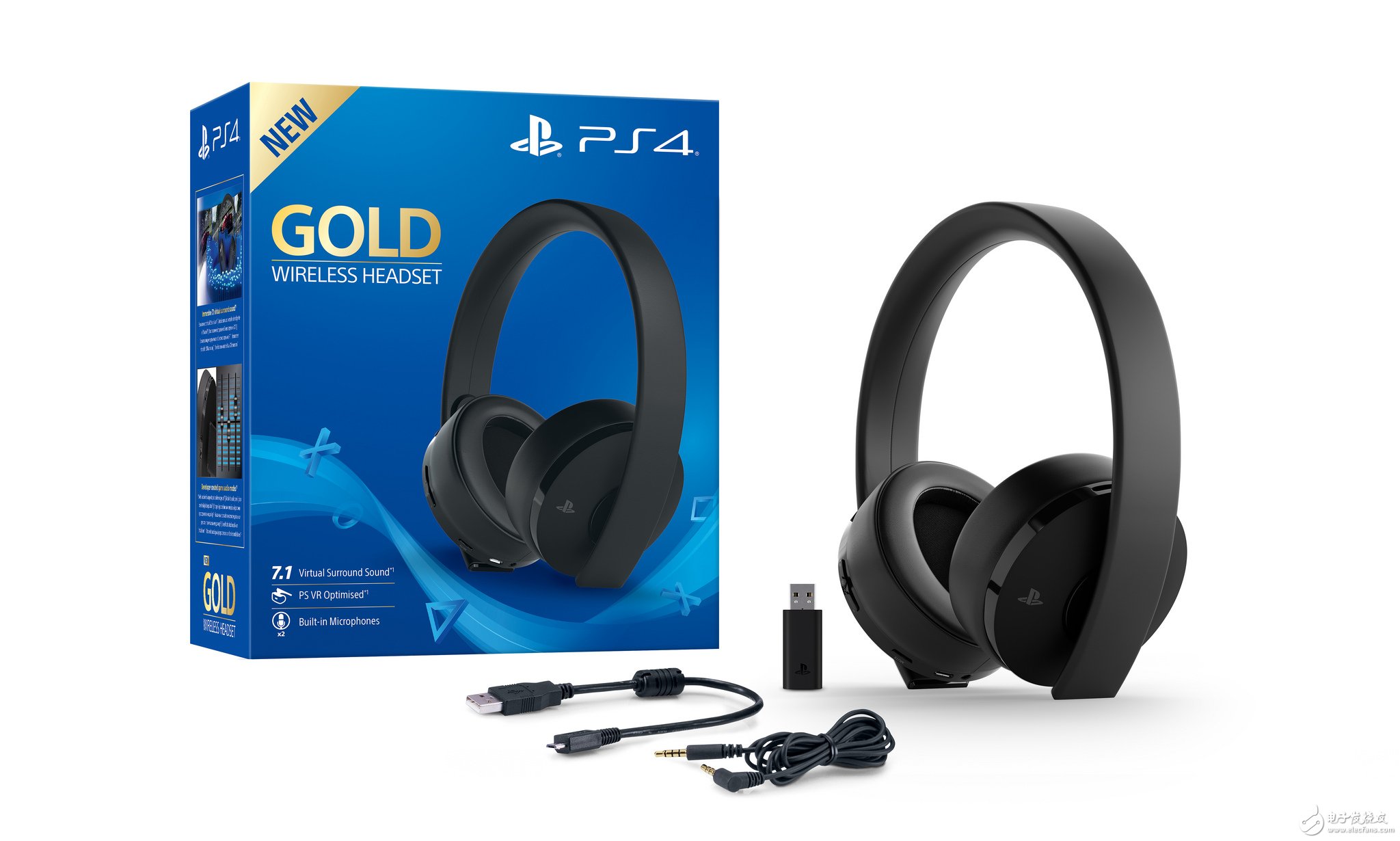 Adapted to PSVR, Sony will release PlayStation 4 new gold headset