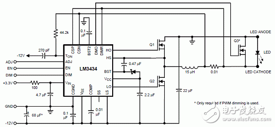 LM3434 Main Features DLP Projector RGB LED Driver Introduction