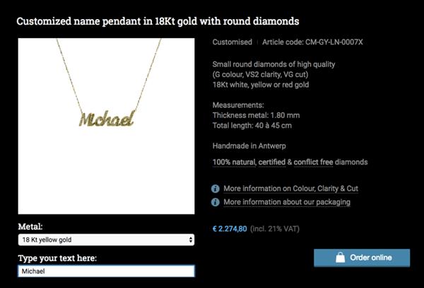 Caring for Singles Customizing Your Own 3D Print Diamond Necklace