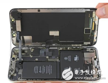 iPhone X dismantling, revealing the secret of "Qi Liuhai" and dual battery