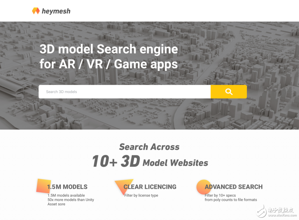 MESON released a new search engine heymesh is considered the final method of finding 3D models