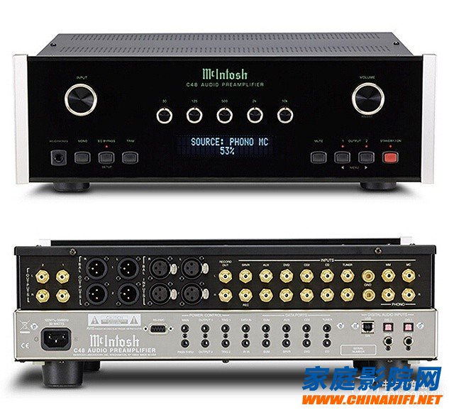 Money is willful to play, McIntosh C48 preamp