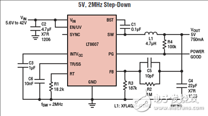 [Original] Linear LT8607 42V 750mA Synchronous Buck Regulator Solution