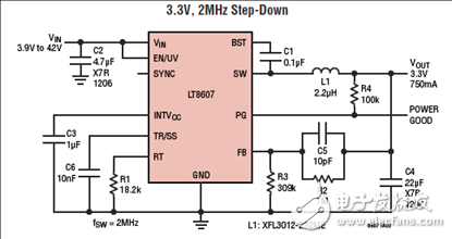 [Original] Linear LT8607 42V 750mA Synchronous Buck Regulator Solution