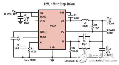 [Original] Linear LT8607 42V 750mA Synchronous Buck Regulator Solution