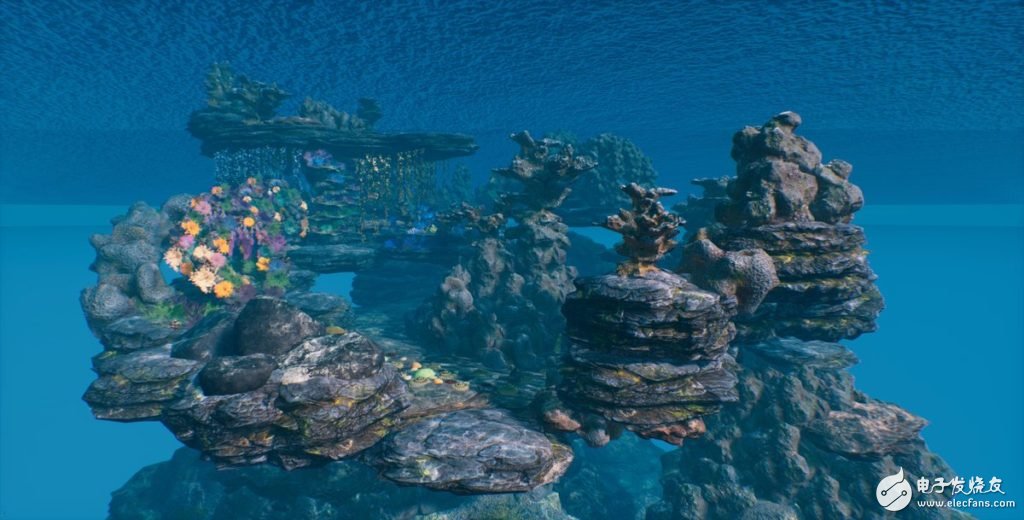 The game "Lost City" is an underwater virtual reality experience about protecting the ocean