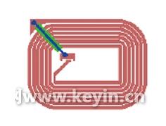 Figure 2 A passive RFID tag antenna