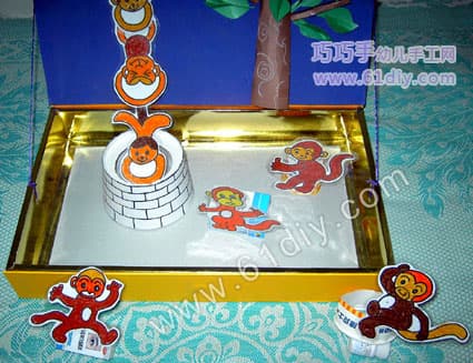 Homemade play aids: monkey fishing moon