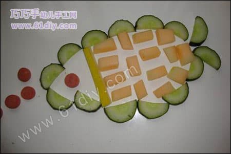 Children's vegetable platter