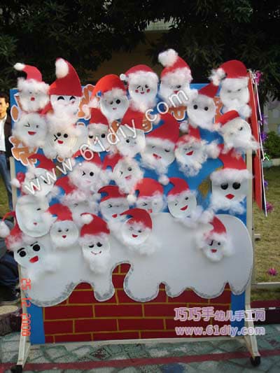 Paper tray santa