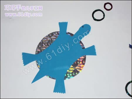 Disc handmade - turtle