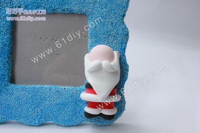 Christmas gift DIY - photo frame handmade illustration