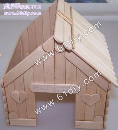 Ice cream bar handmade small house