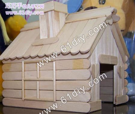 Ice cream bar handmade small house