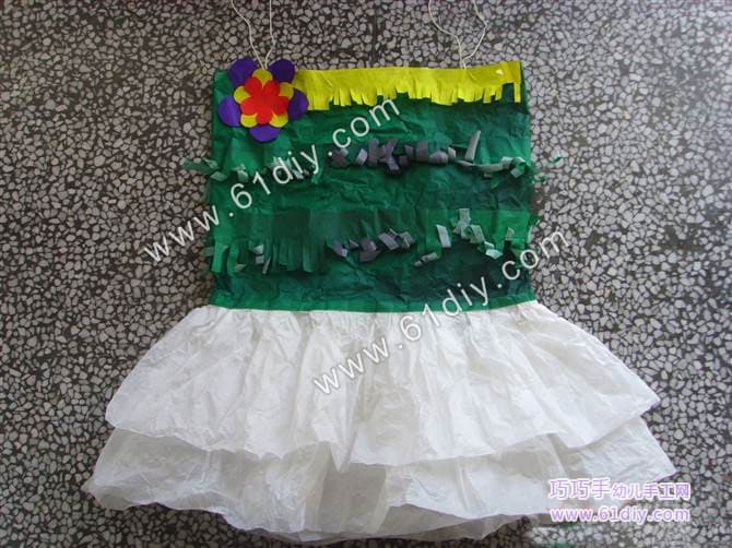 Kindergarten costumes (plastic bags handmade)