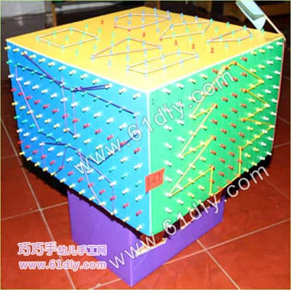 Multi-functional puzzle box (playing teaching aids manually)