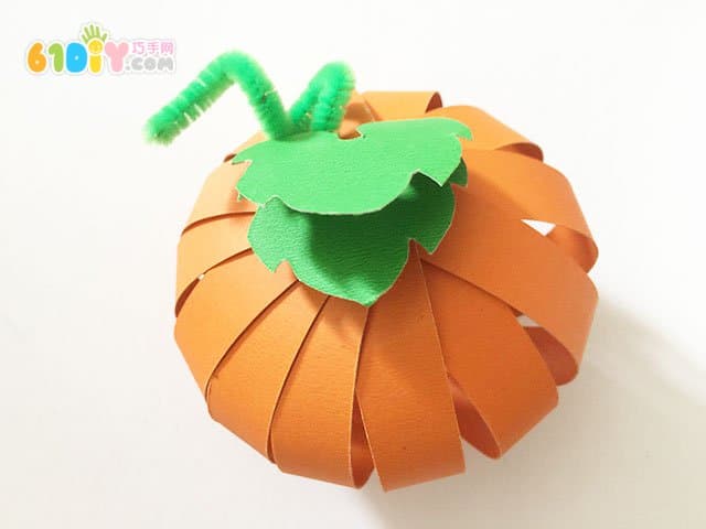 Parent-child small handmade - paper pumpkin