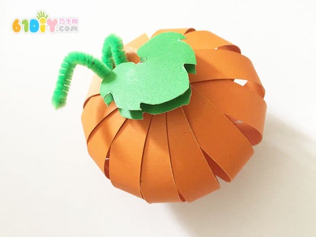 Parent-child small handmade - paper pumpkin