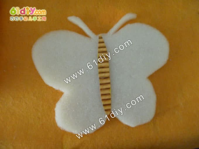 Foam board handmade butterfly