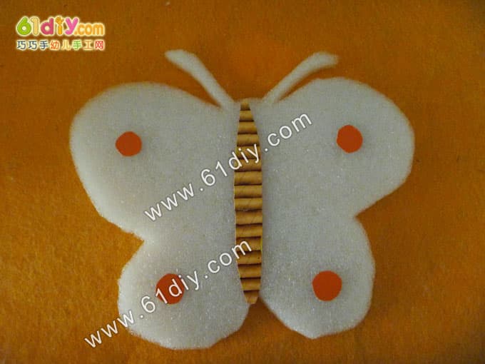 Foam board handmade butterfly