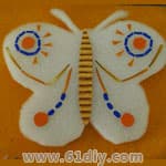 Foam board handmade butterfly