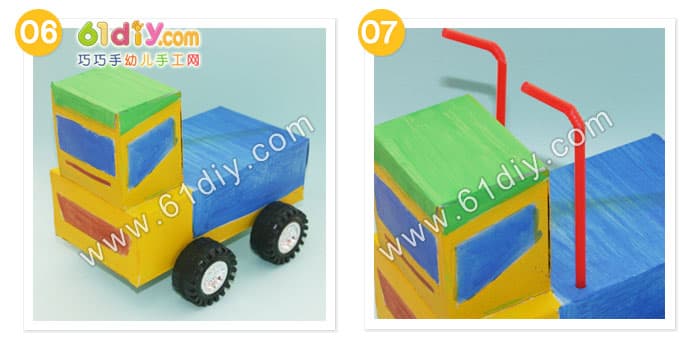 Carton car handmade