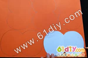Three-dimensional paper pumpkin handmade