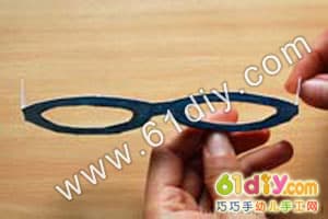 Cartoon Sunglasses Handmade Illustration Fun Glasses Craft