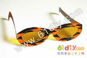 Cartoon Sunglasses Handmade Illustration Fun Glasses Craft