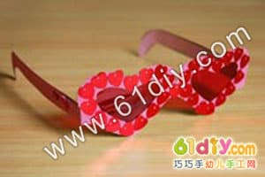 Cartoon Sunglasses Handmade Illustration Fun Glasses Craft