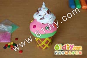 Paper Cup Ice Cream Handmade Ice Cream Sundae craft