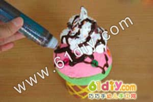 Paper Cup Ice Cream Handmade Ice Cream Sundae craft