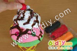 Paper Cup Ice Cream Handmade Ice Cream Sundae craft