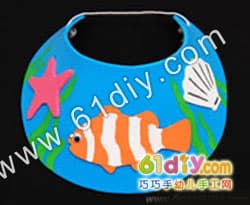 Homemade Easy Cartoon Sun Hat Craft Foam Visor craft